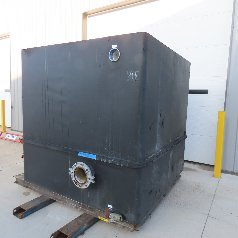 1000 Gal Insulated Open Top Hot Water Chiller Closed Loop Processing Tank