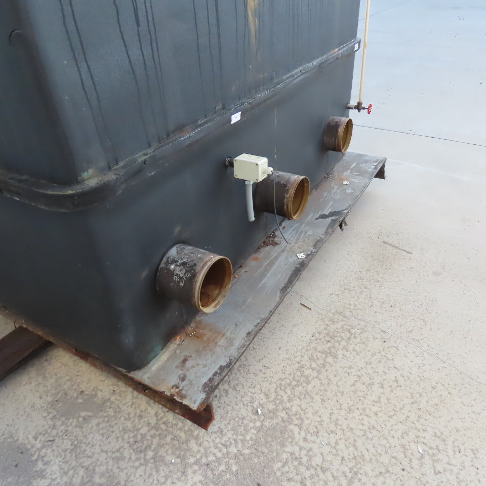 1000 Gal Insulated Open Top Hot Water Chiller Closed Loop Processing Tank