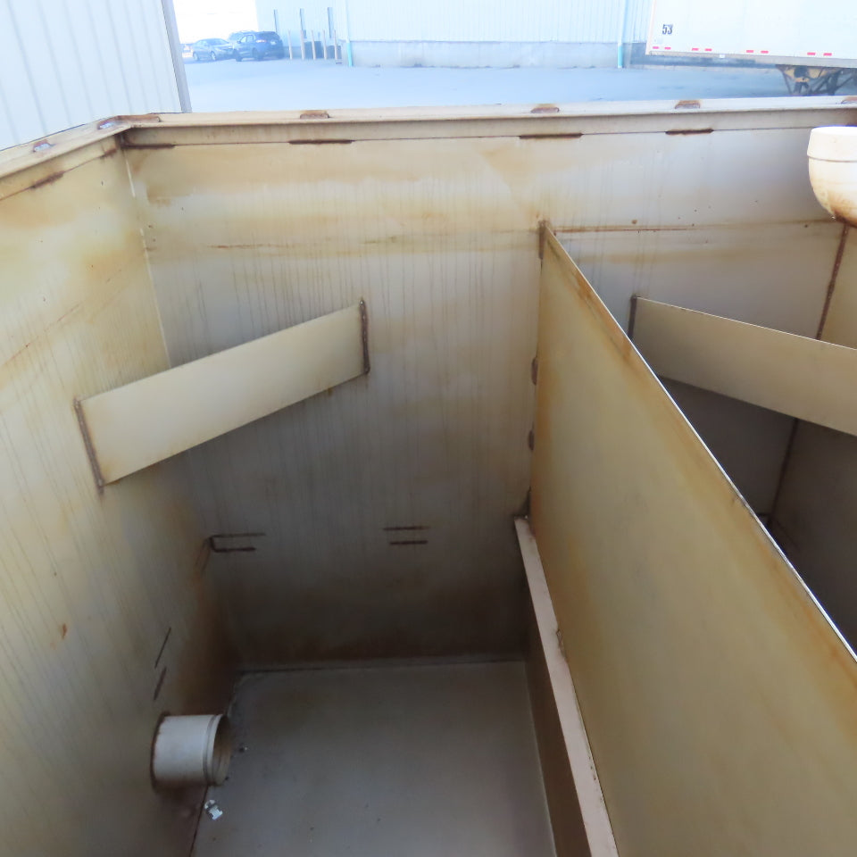 1000 Gal Insulated Open Top Hot Water Chiller Closed Loop Processing Tank