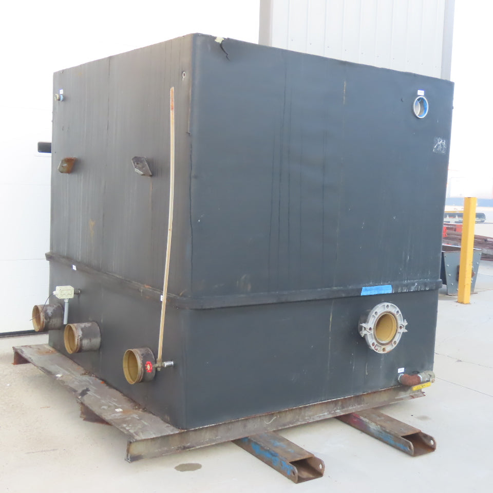 1000 Gal Insulated Open Top Hot Water Chiller Closed Loop Processing Tank