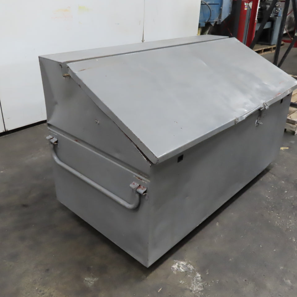 60" x 30" x 37" Tall Sloped Roof Steel Jobsite Tool Chest Toolbox