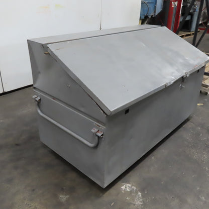 60" x 30" x 37" Tall Sloped Roof Steel Jobsite Tool Chest Toolbox