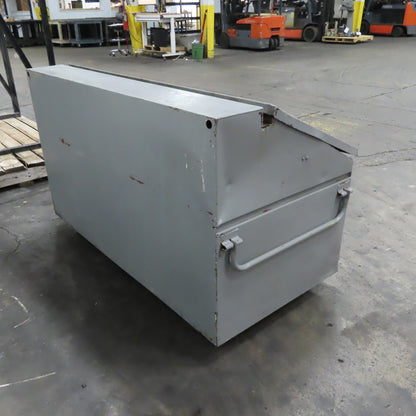 60" x 30" x 37" Tall Sloped Roof Steel Jobsite Tool Chest Toolbox