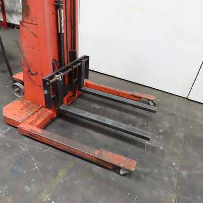 Presto PS262 2000Lb Capacity Pallet Straddle Stacker Lift 12V 62" Lift