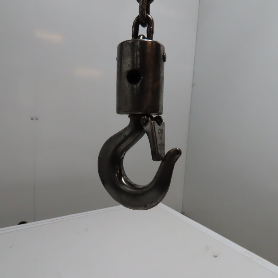 CM WL Valustar 1/2 Ton Electric Chain Hoist 10' Travel 16FPM 115V 1Ph