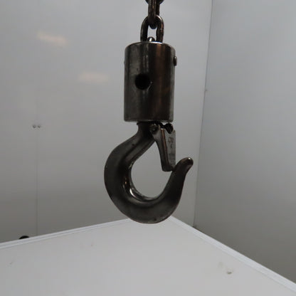 CM WL Valustar 1/2 Ton Electric Chain Hoist 10' Travel 16FPM 115V 1Ph