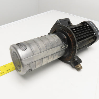 Grundfos Stainless Steel Submersible Multistage Coolant Pump 208/480V Tested