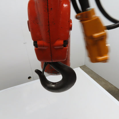 CM Model R 2 Ton 2000Lbs Electric Chain Hoist 10' Lift 8FPM 208-480V 3Ph