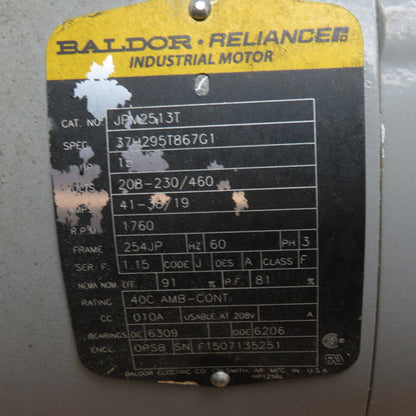 Scot Pump JPM2513T 15HP Centrifugal Pump 208-230/460V 3Ph 1760RPM 254JP Frame