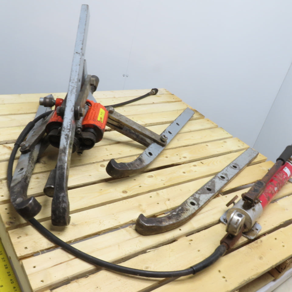 SPX RT302 30 Ton Hydraulic 3 Jaw Dual Cylinder Gear Puller & Pump