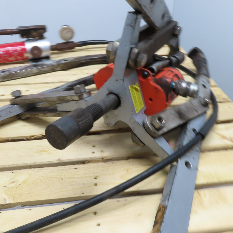 SPX RT302 30 Ton Hydraulic 3 Jaw Dual Cylinder Gear Puller & Pump