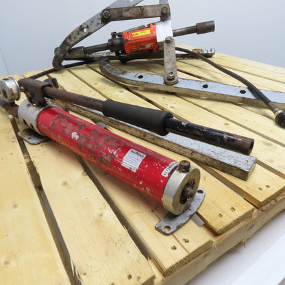 SPX RT302 30 Ton Hydraulic 3 Jaw Dual Cylinder Gear Puller & Pump