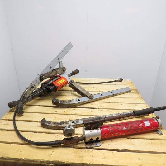 SPX RT302 30 Ton Hydraulic 3 Jaw Dual Cylinder Gear Puller & Pump
