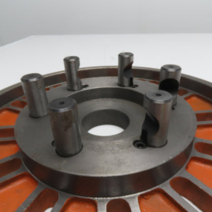 16" Slotted Lathe Drive Plate 6 Camlock Stud 1" Diam.