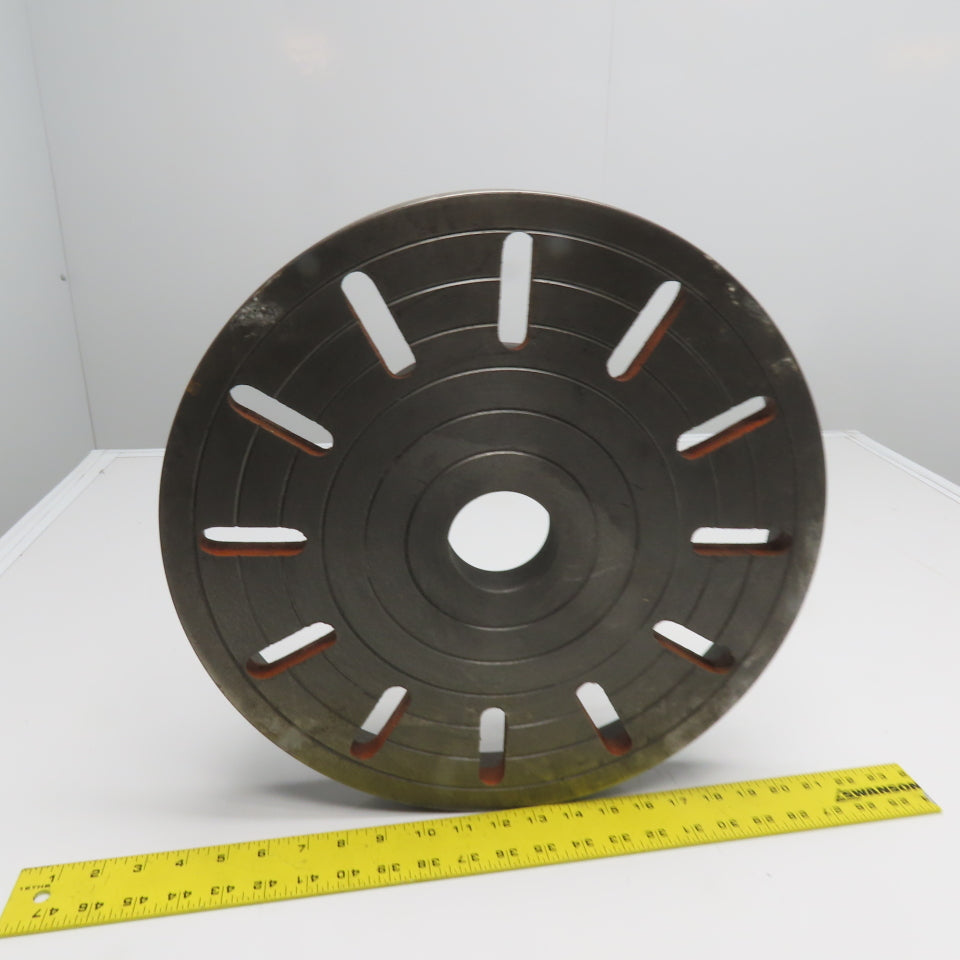 16" Slotted Lathe Drive Plate 6 Camlock Stud 1" Diam.