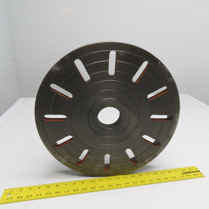 16" Slotted Lathe Drive Plate 6 Camlock Stud 1" Diam.