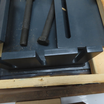 Andritz Paper Pulp Disperser Screw Press Motor Base & Mounting Hardware