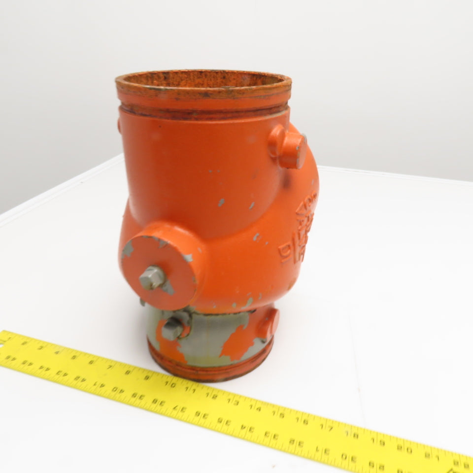 Anvil International 7811 6" Gruvlok Swing Check Valve 300 PSI DI