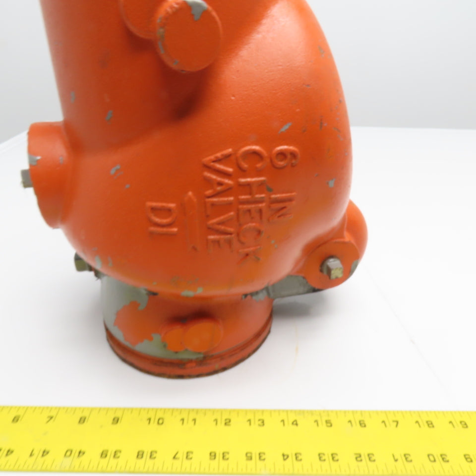 Anvil International 7811 6" Gruvlok Swing Check Valve 300 PSI DI