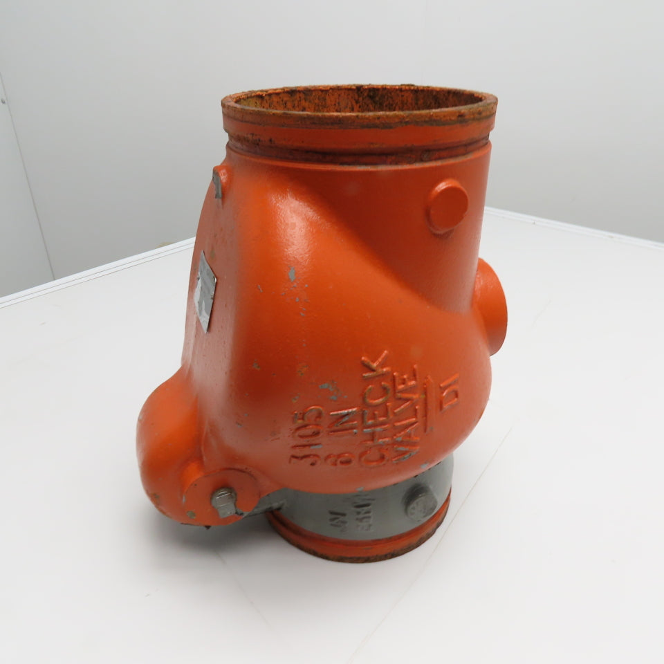 Anvil International 7811 6" Gruvlok Swing Check Valve 300 PSI DI