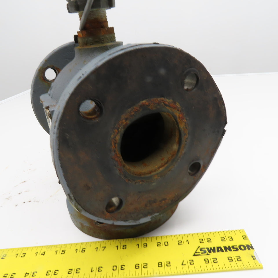 Schneider M1500A 2-1/2" 3-Way Mixing Diverting Valve W/ M1500 Linear Actuator