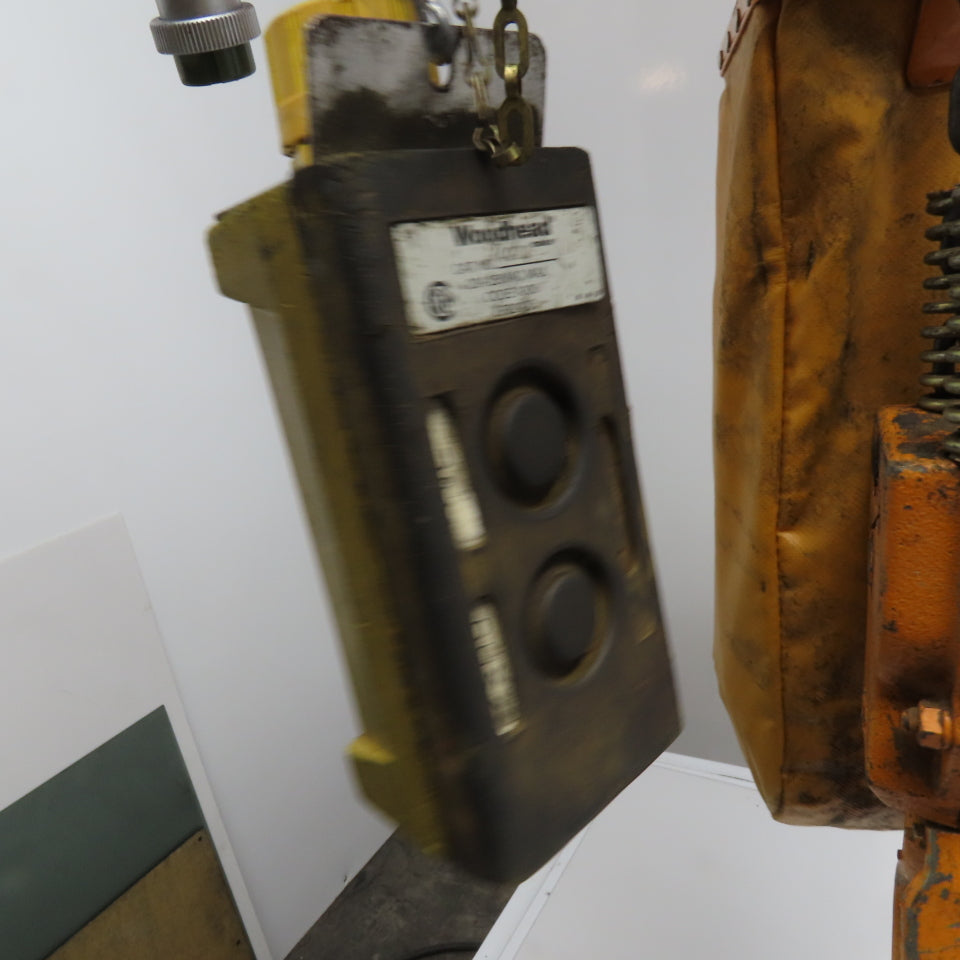 Harrington ES3B-243 2 Ton Electric Chain Hoist 20' Lift 13FPM 230/460V 3Ph