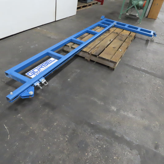 Gorbel 250Lbs. Capacity Workstation Wall Mount Jib Crane 12' Swing 10' Travel