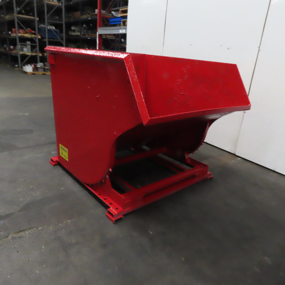 Galbreath 2 Cubic Yard Self Dumping Trash Scrap Hopper 64" x 54" x 45" ID