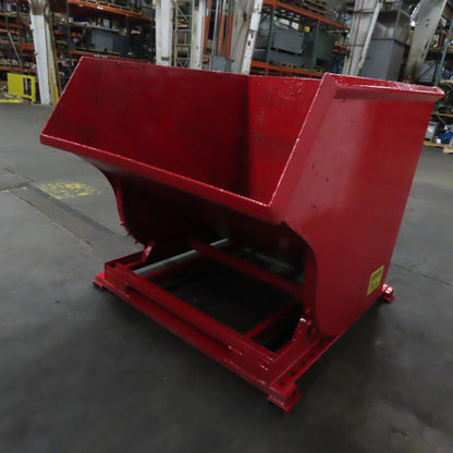 Galbreath 2 Cubic Yard Self Dumping Trash Scrap Hopper 64" x 54" x 45" ID
