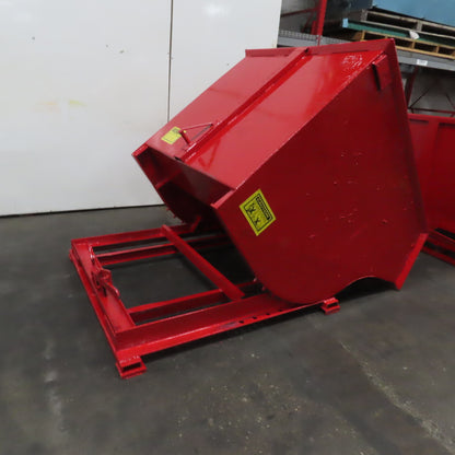 Galbreath 2 Cubic Yard Self Dumping Trash Scrap Hopper 64" x 54" x 45" ID