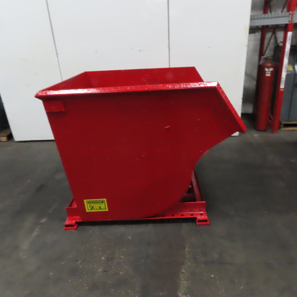 Galbreath 2 Cubic Yard Self Dumping Trash Scrap Hopper 64" x 54" x 45" ID