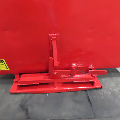 2-1/2 Cubic Yard Heavy Duty Self Dumping Trash Scrap Hopper 60" x 69" x 40" ID