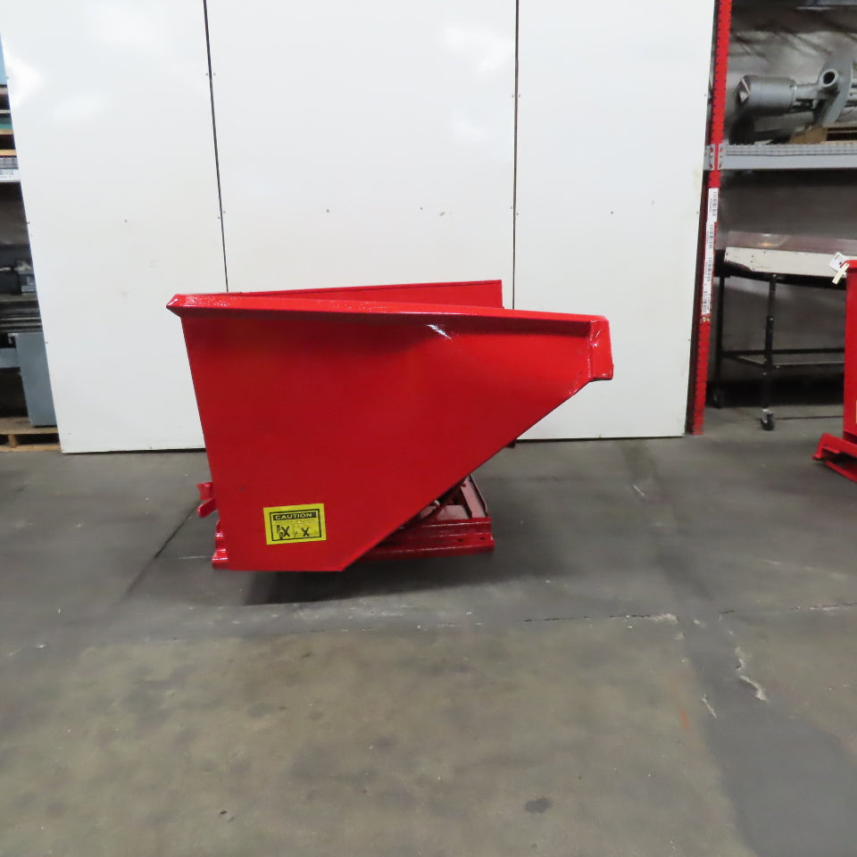 2-1/2 Cubic Yard Heavy Duty Self Dumping Trash Scrap Hopper 60" x 69" x 40" ID