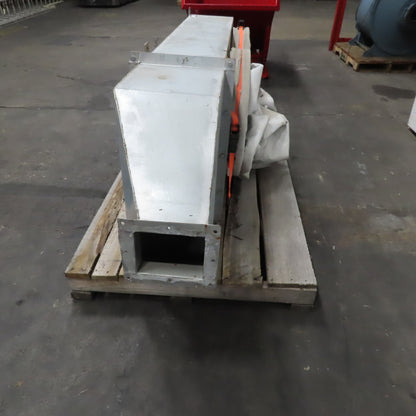 84" x 27" x 12" Ceiling Mount 2 Bag Manifold Dust Collector Plenum Box