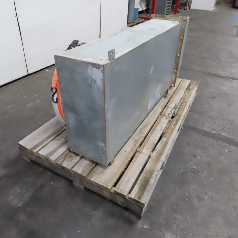 84" x 27" x 12" Ceiling Mount 2 Bag Manifold Dust Collector Plenum Box