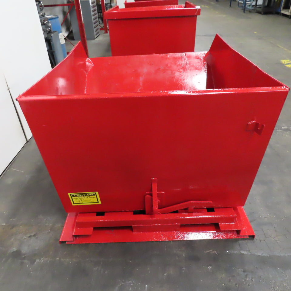 1-1/2 Cu/Yard Self Dumping Trash Scrap Hopper 54" x 67" x 39" ID