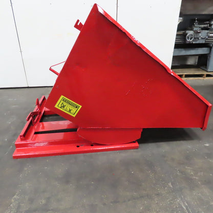1-1/2 Cu/Yard Self Dumping Trash Scrap Hopper 54" x 67" x 39" ID