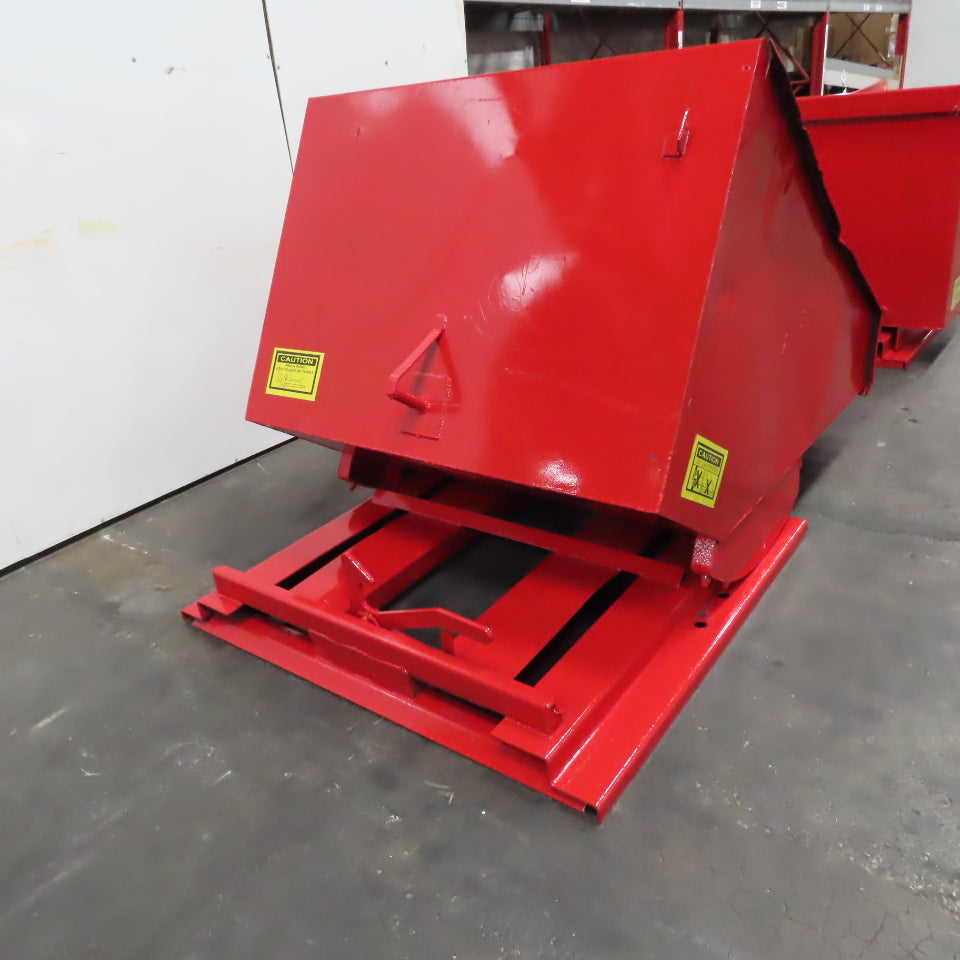 1-1/2 Cu/Yard Self Dumping Trash Scrap Hopper 54" x 67" x 39" ID