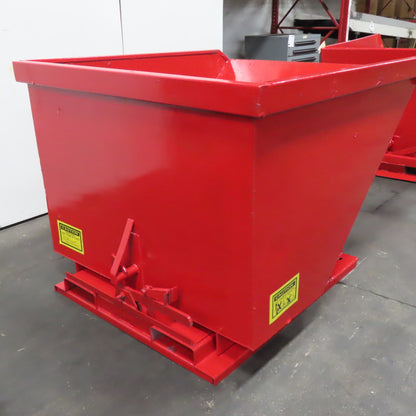 1.5 Cu Yd Light Duty Self Dumping Trash Hopper 62" x 53" x 41" ID