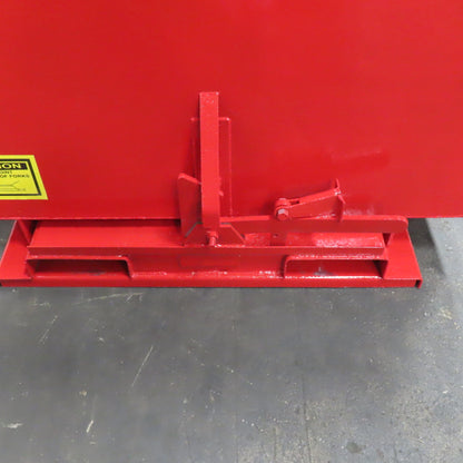 1.5 Cu Yd Light Duty Self Dumping Trash Hopper 62" x 53" x 41" ID