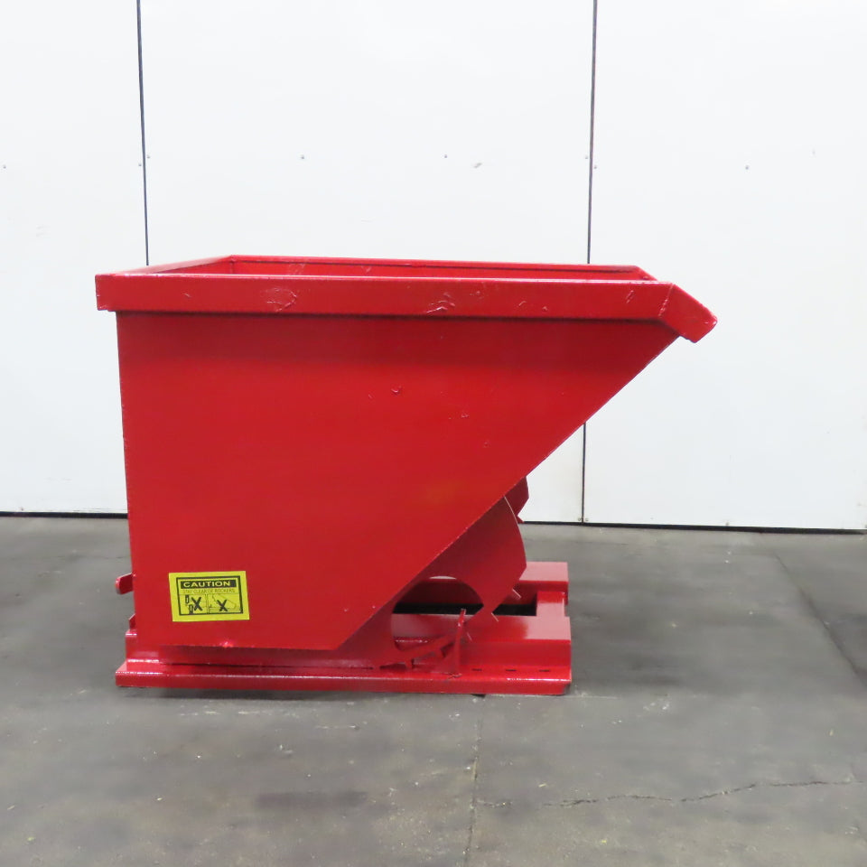 1.5 Cu Yd Light Duty Self Dumping Trash Hopper 62" x 53" x 41" ID