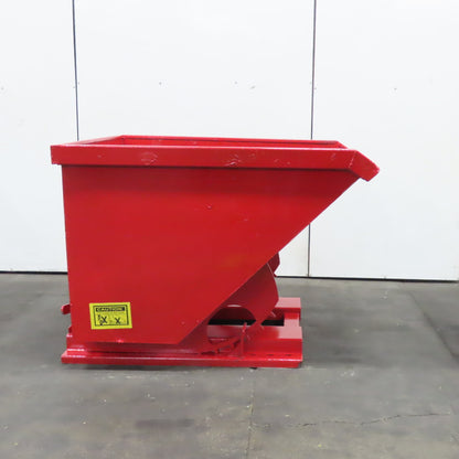 1.5 Cu Yd Light Duty Self Dumping Trash Hopper 62" x 53" x 41" ID
