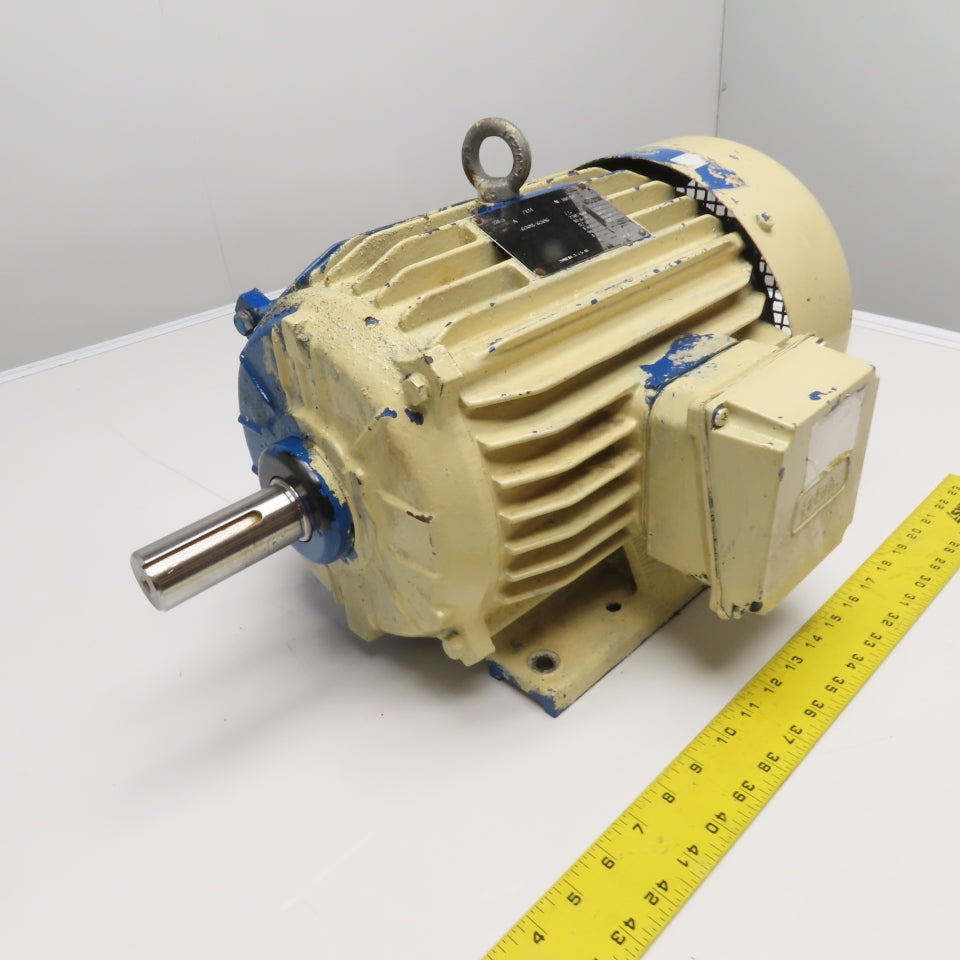 Elektrim AE 140789 213T 7.5HP AC Electric Motor 230/460V 3Ph 213T Frame 1765RPM