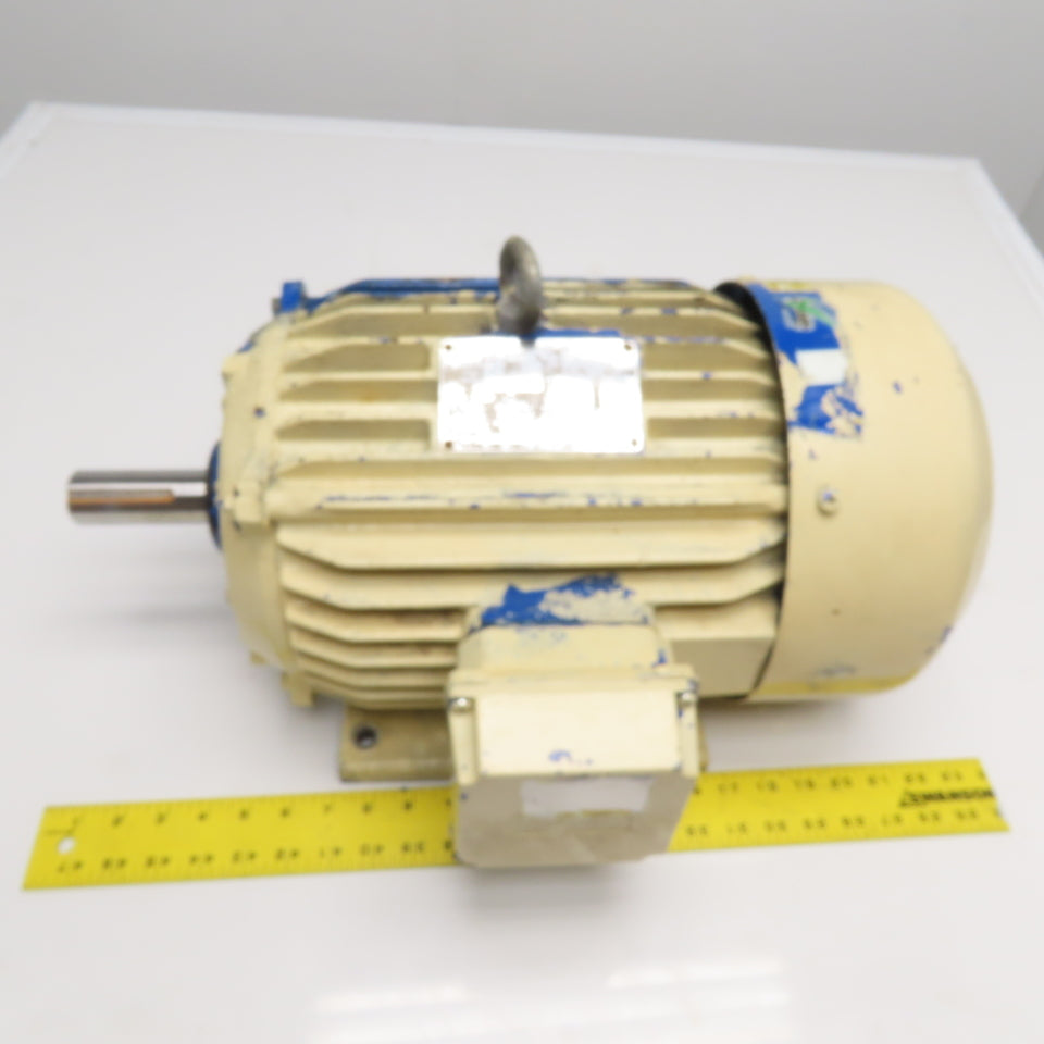 Elektrim AE 140789 213T 7.5HP AC Electric Motor 230/460V 3Ph 213T Frame 1765RPM