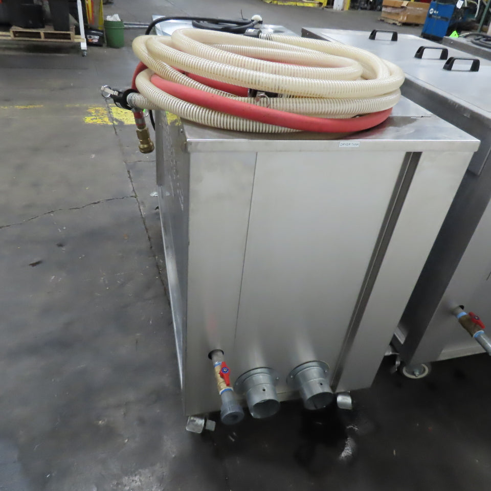 Ultrasonic Power UP4822 Heated 3 Tank Clean Rinse Drying System 240V 1Ph 90 USG