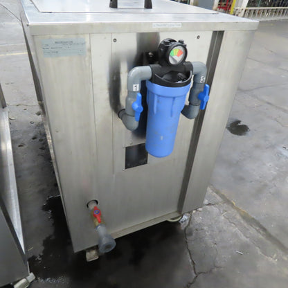 Ultrasonic Power UP4822 Heated 3 Tank Clean Rinse Drying System 240V 1Ph 90 USG