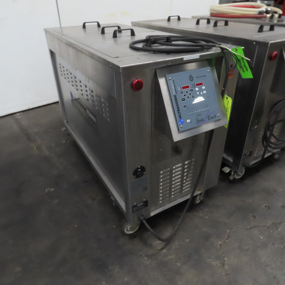 Ultrasonic Power UP4822 Heated 3 Tank Clean Rinse Drying System 240V 1Ph 90 USG