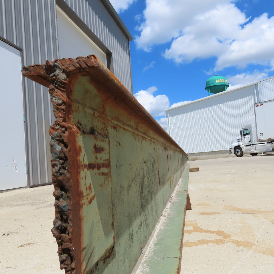 PWI 3-1/4" x 7" Flange Width Hoist Runner I-Beam 13" Tall 40'