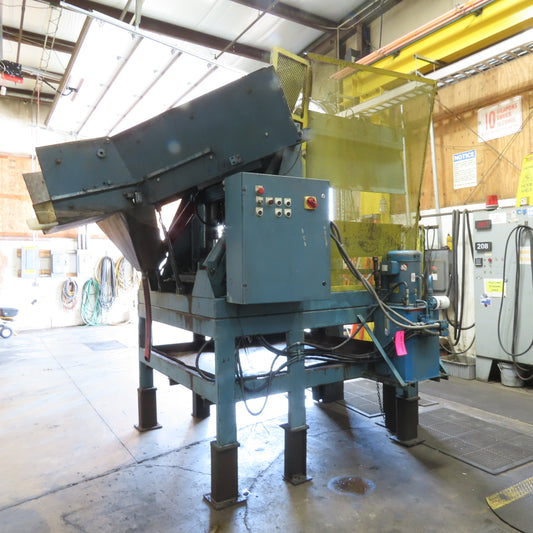 Custom Made Metal Chip Cutting Fluid Reclaim Chip Tote Unloader 208-230/460V 3Ph