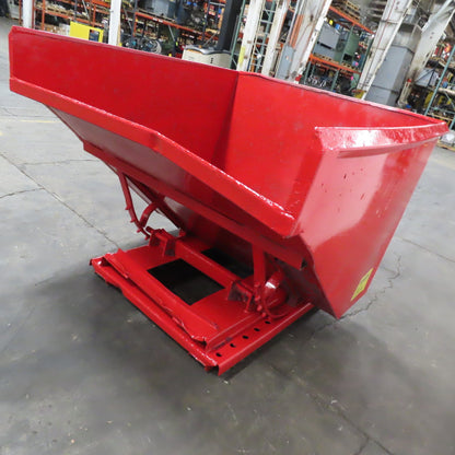 1-1/2 Cu/Yd Self Dumping Trash Scrap Hopper